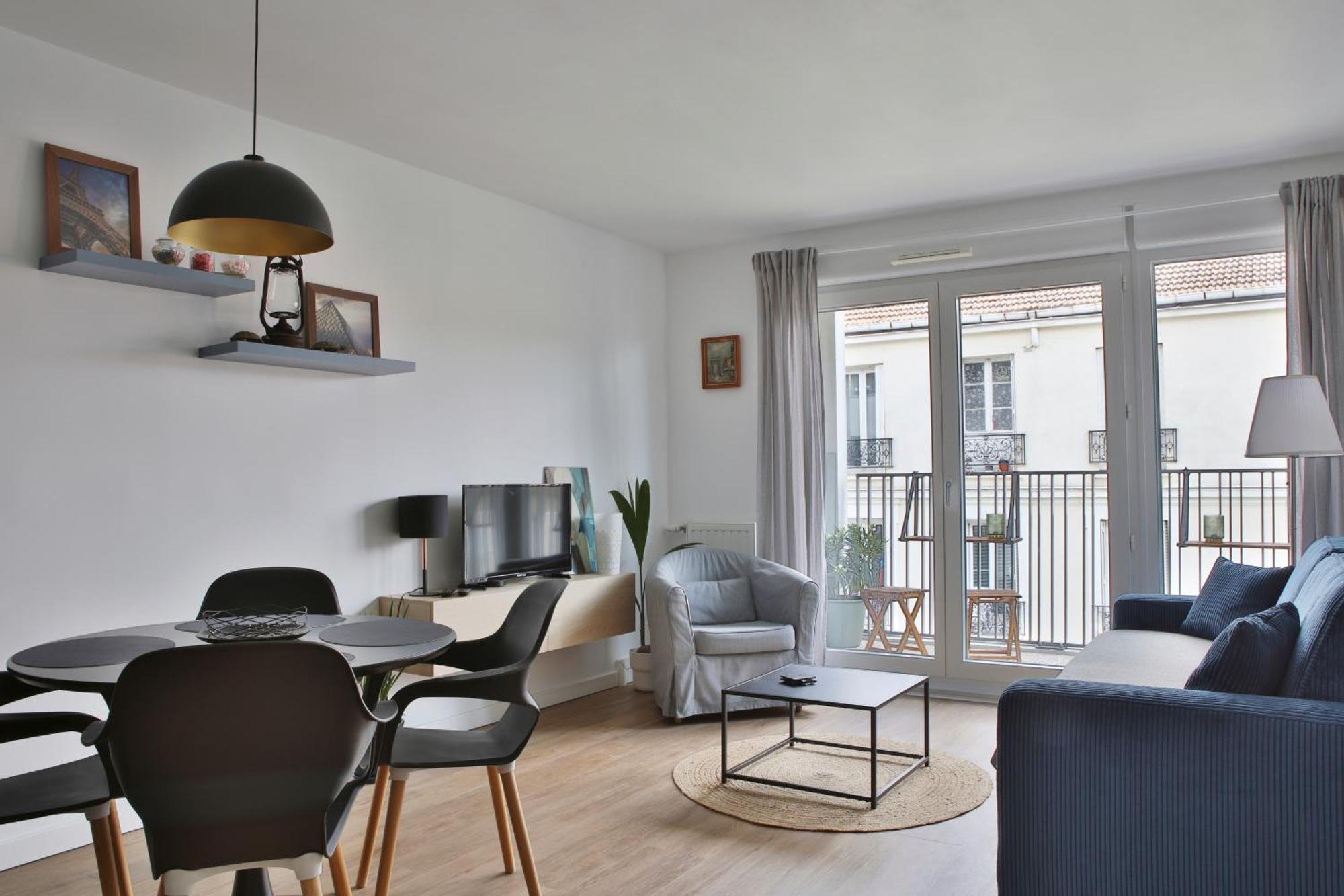 "Starry In So" 47M2, Lits Jumeaux, Parking Gratuit, Rue Calme Et Arboree, Metro 10 Min, Stade De France 24Min A Pied Saint-Ouen  Exteriér fotografie